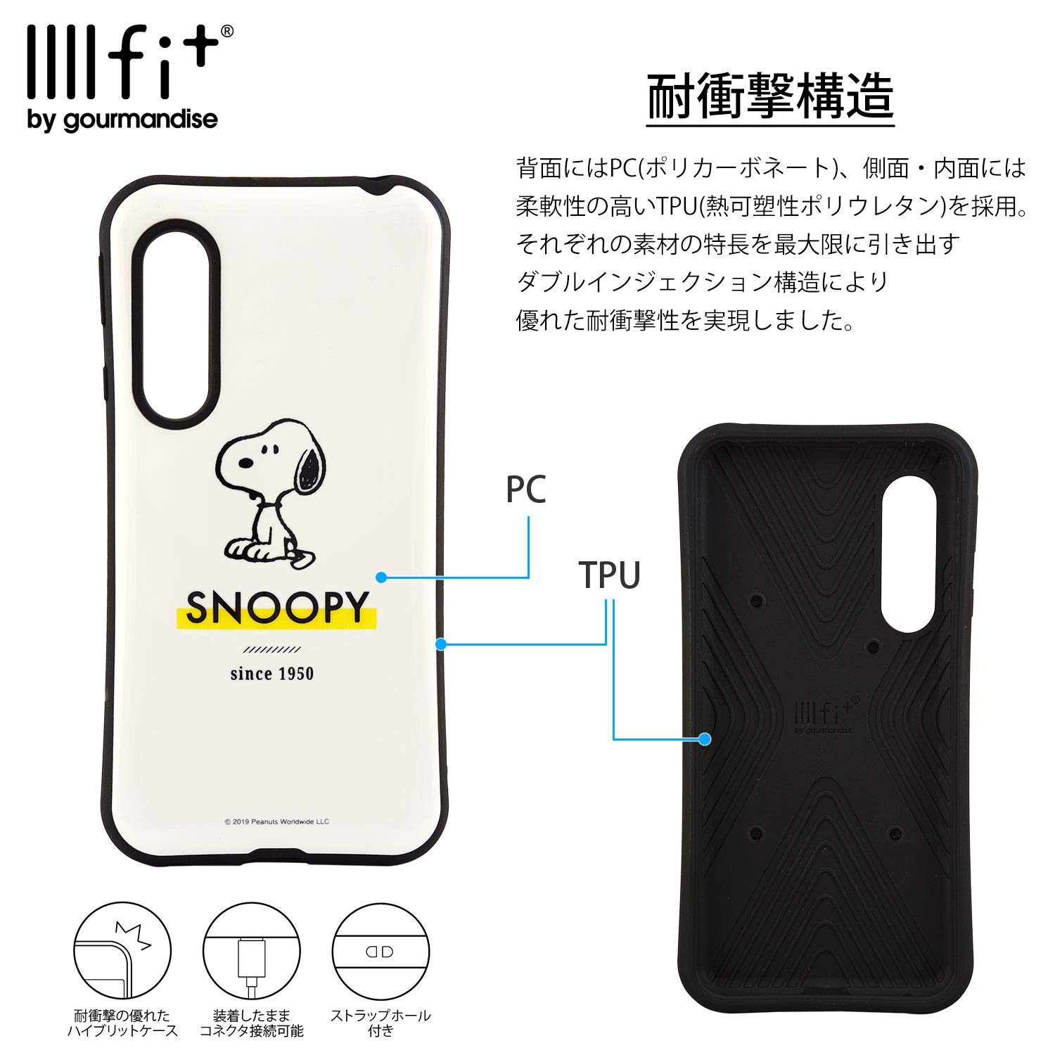 Amazon.co.jp: Gourmandies Peanuts IIIIfit SHARP AQUOS Sense3